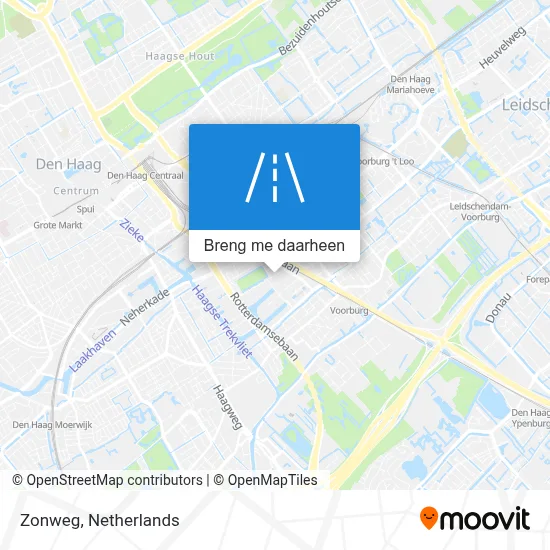 Zonweg kaart