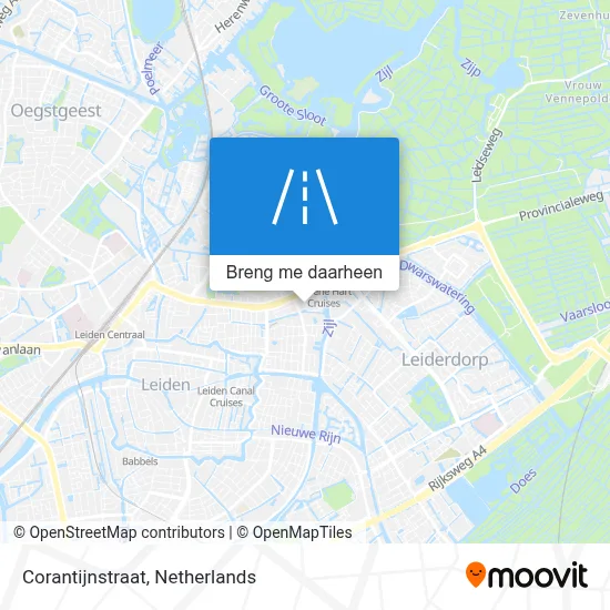 Corantijnstraat kaart