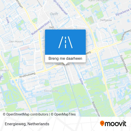 Energieweg kaart