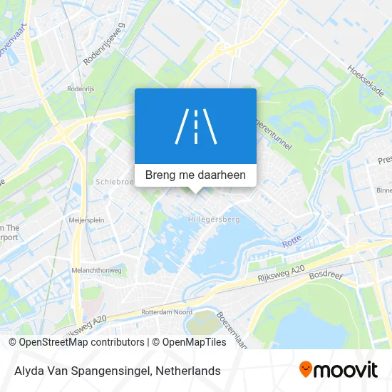 Alyda Van Spangensingel kaart