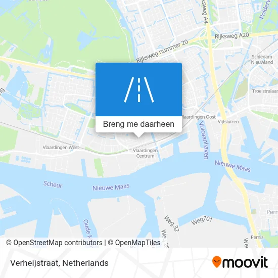 Verheijstraat kaart