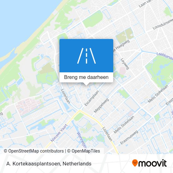 A. Kortekaasplantsoen kaart