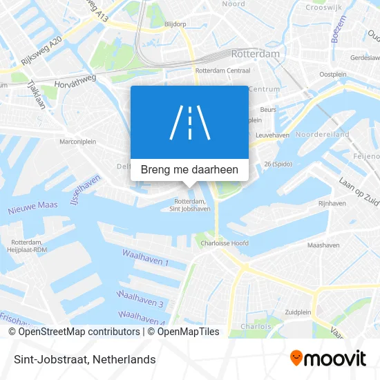 Sint-Jobstraat kaart