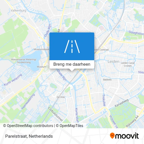 Parelstraat kaart