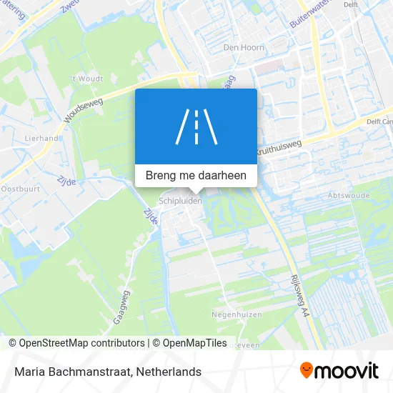 Maria Bachmanstraat kaart