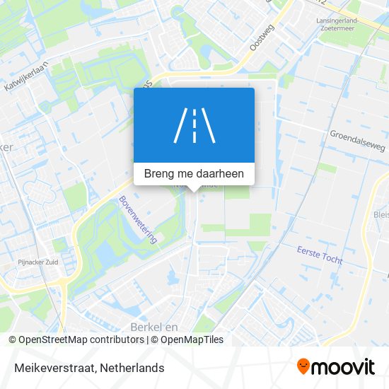 Meikeverstraat kaart