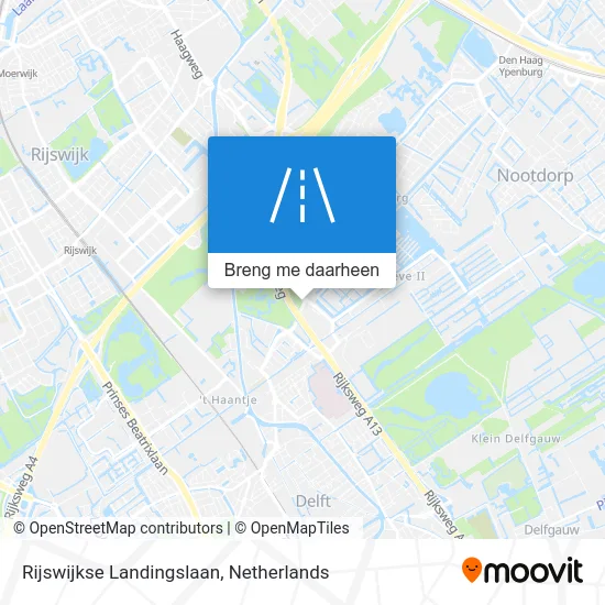 Rijswijkse Landingslaan kaart