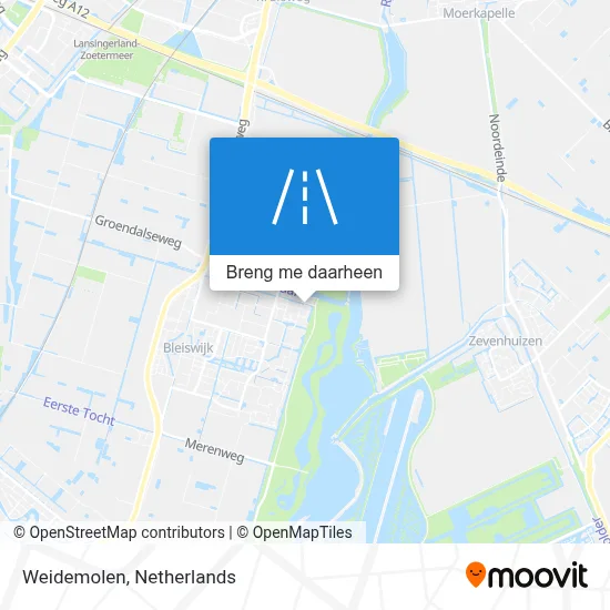 Weidemolen kaart