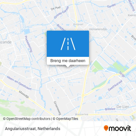 Angulariusstraat kaart