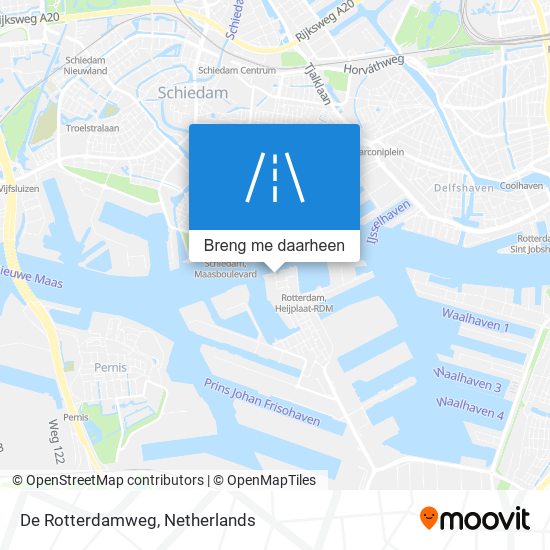 De Rotterdamweg kaart