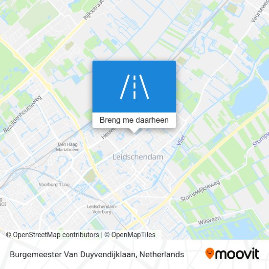 Burgemeester Van Duyvendijklaan kaart