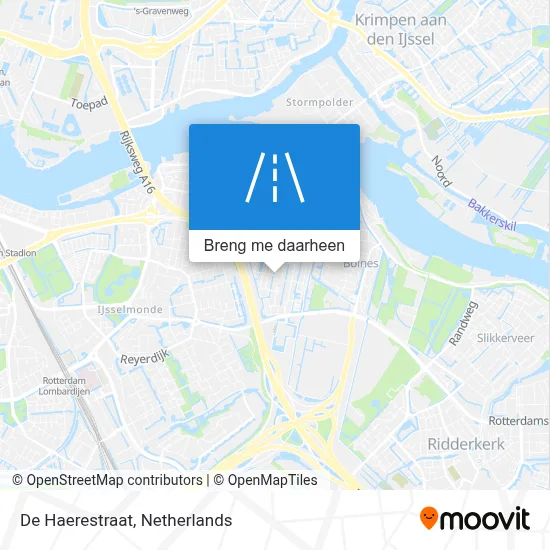 De Haerestraat kaart