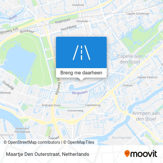 Maartje Den Outerstraat kaart