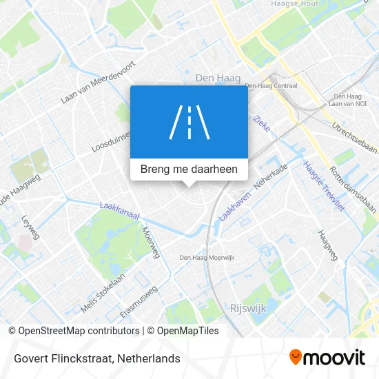 Govert Flinckstraat kaart