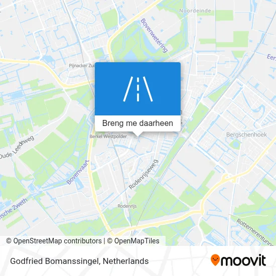 Godfried Bomanssingel kaart