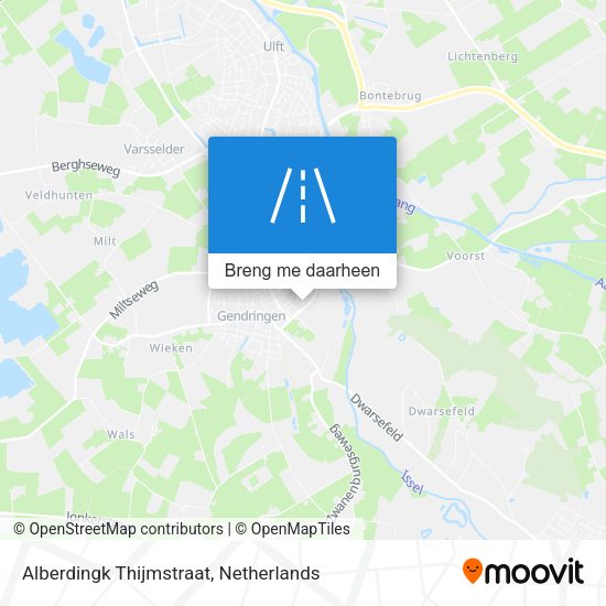 Alberdingk Thijmstraat kaart