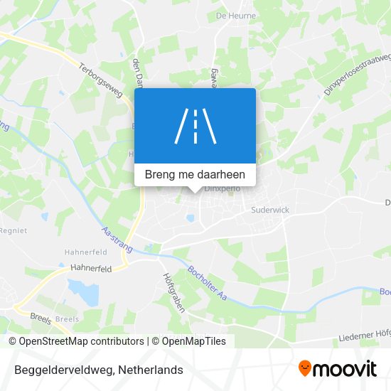 Beggelderveldweg kaart