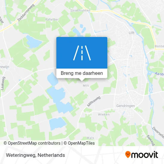 Weteringweg kaart