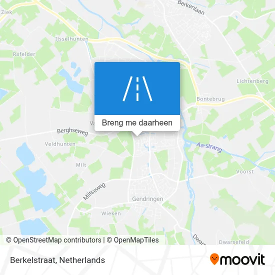 Berkelstraat kaart