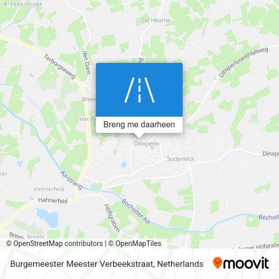 Burgemeester Meester Verbeekstraat kaart