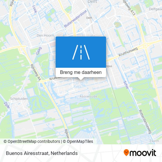 Buenos Airesstraat kaart