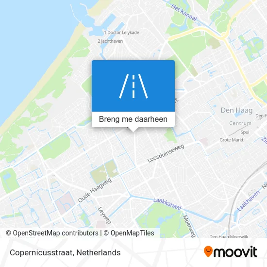 Copernicusstraat kaart