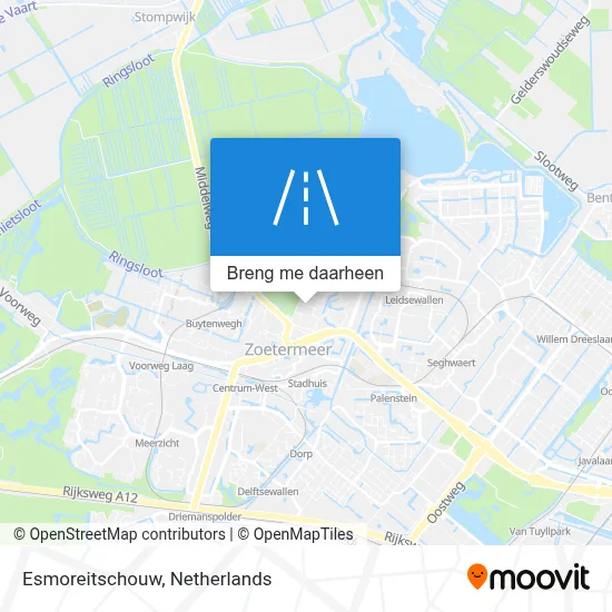 Esmoreitschouw kaart