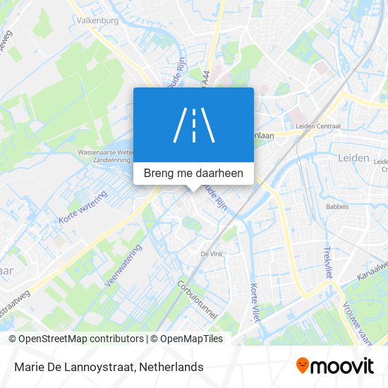 Marie De Lannoystraat kaart