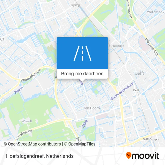 Hoefslagendreef kaart