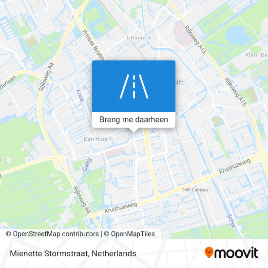 Mienette Stormstraat kaart