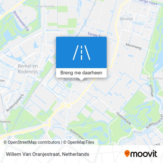 Willem Van Oranjestraat kaart