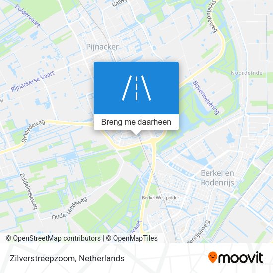 Zilverstreepzoom kaart