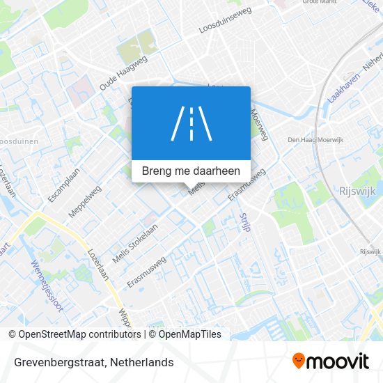 Grevenbergstraat kaart