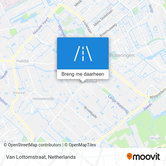 Van Lottomstraat kaart