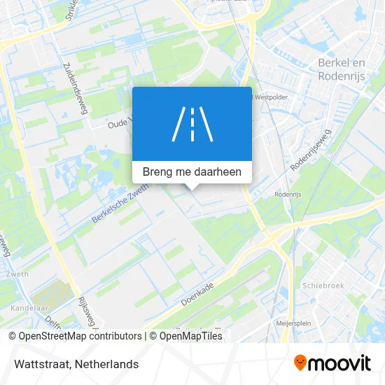 Wattstraat kaart
