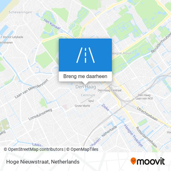 Hoge Nieuwstraat kaart