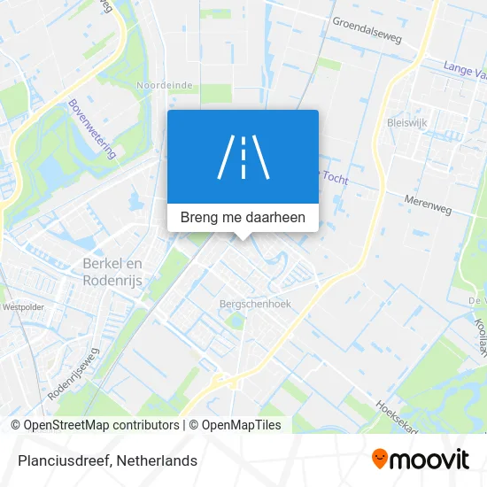 Planciusdreef kaart