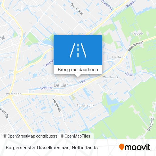 Burgemeester Disselkoenlaan kaart