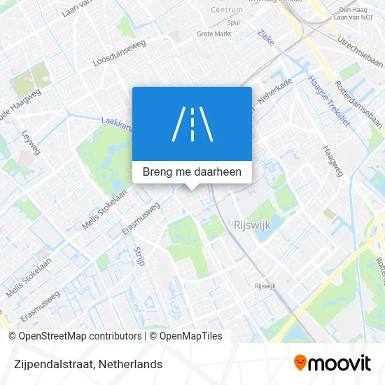 Zijpendalstraat kaart