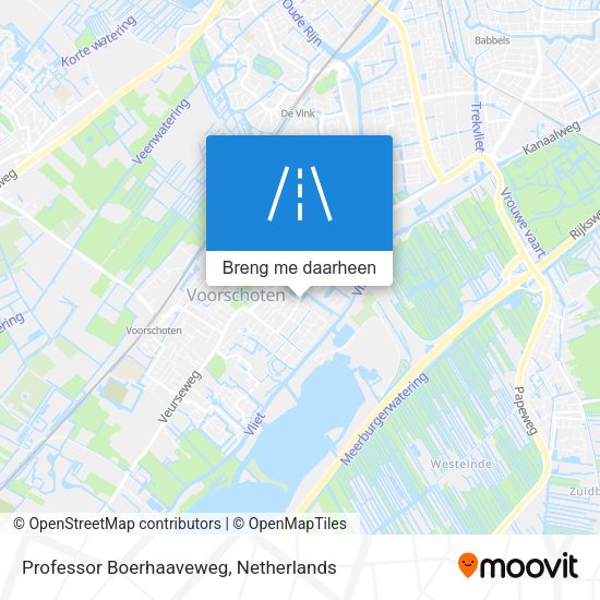 Professor Boerhaaveweg kaart