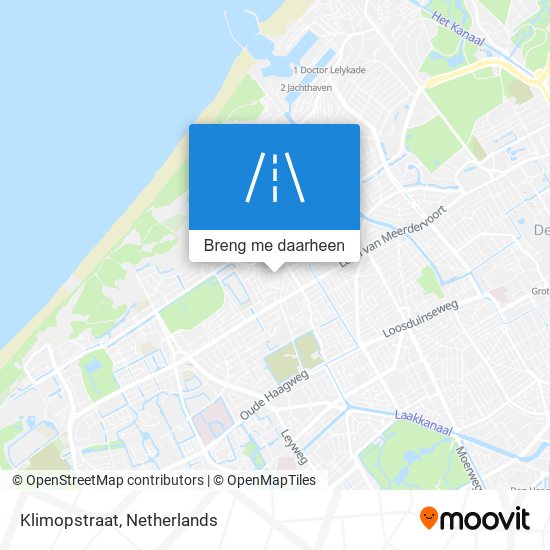 Klimopstraat kaart