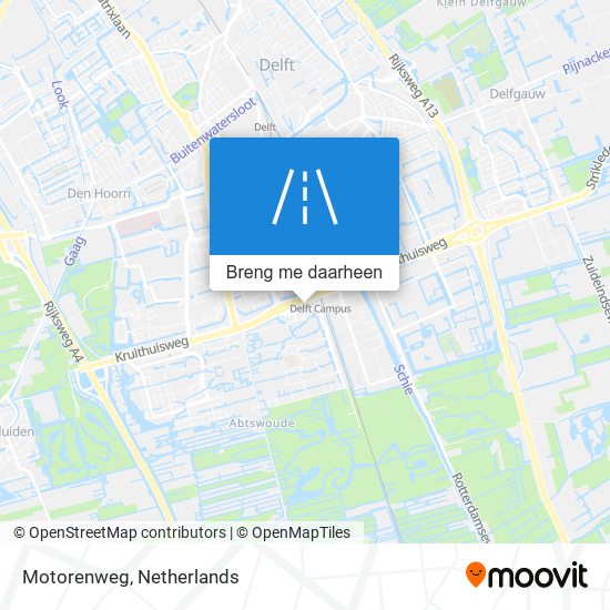 Motorenweg kaart