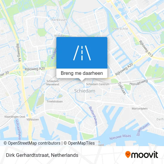 Dirk Gerhardtstraat kaart