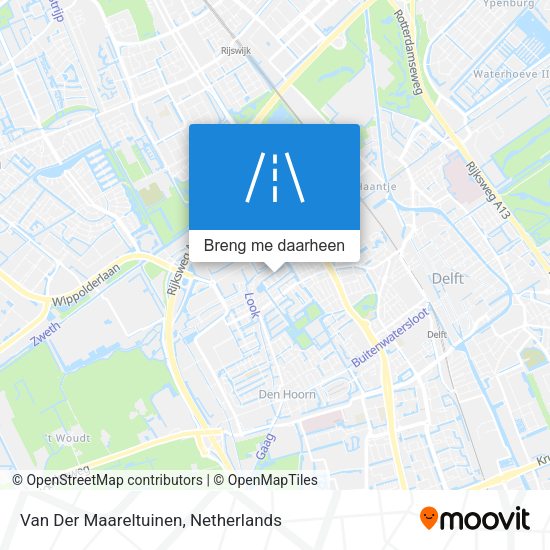 Van Der Maareltuinen kaart