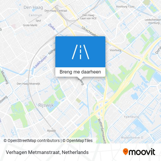 Verhagen Metmanstraat kaart