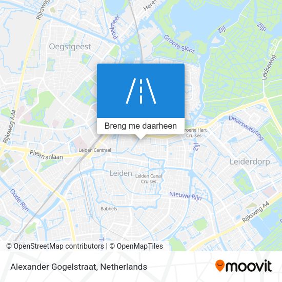Alexander Gogelstraat kaart