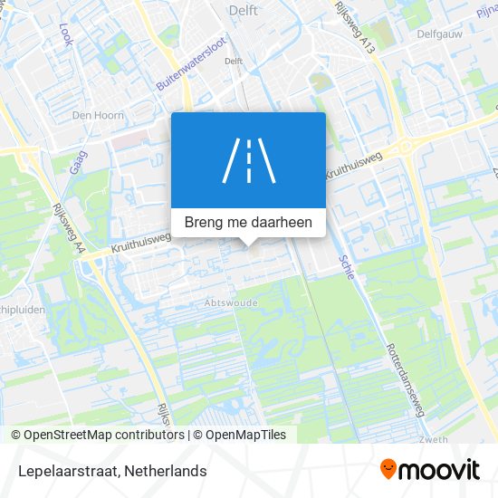 Lepelaarstraat kaart