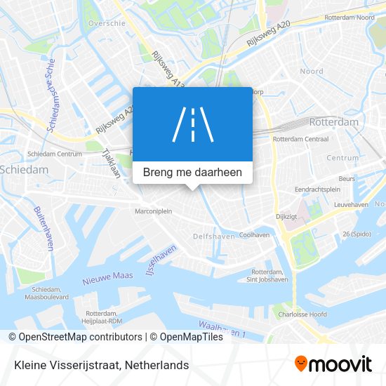 Kleine Visserijstraat kaart