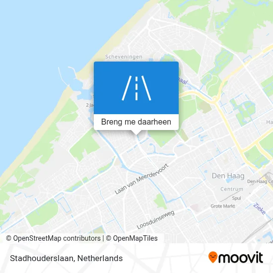 Stadhouderslaan kaart
