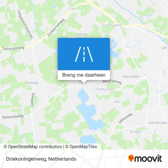 Driekoningenweg kaart